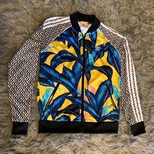 Adidas’s fun full zip up jacket.